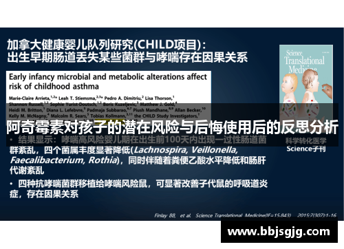 阿奇霉素对孩子的潜在风险与后悔使用后的反思分析