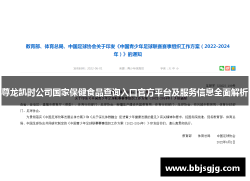 尊龙凯时公司国家保健食品查询入口官方平台及服务信息全面解析